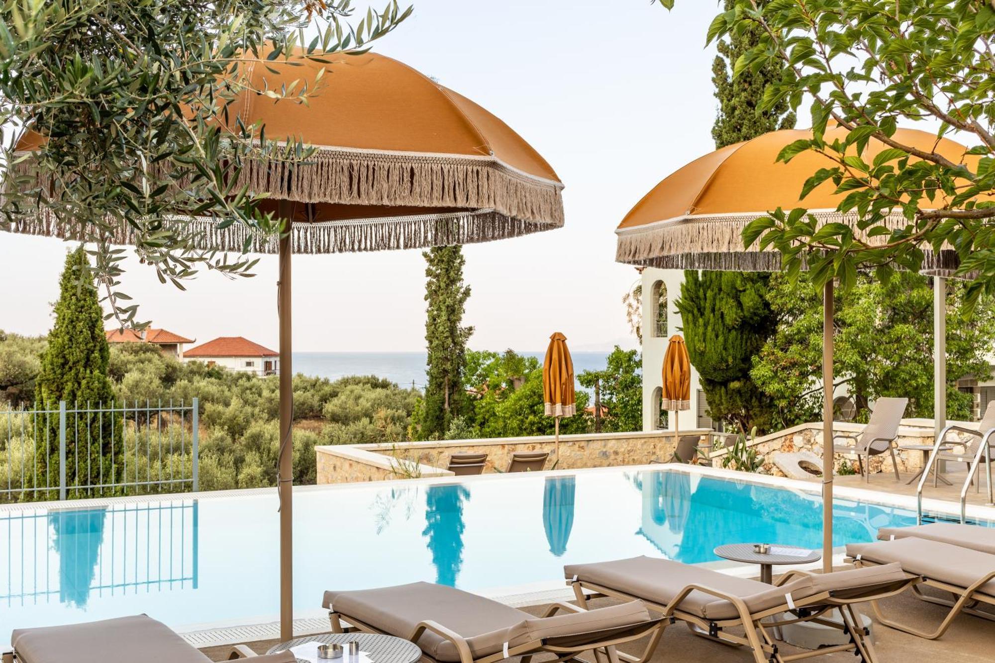 Olympia Zervea Studios With Pool - Apartment Kardamyli Exterior foto