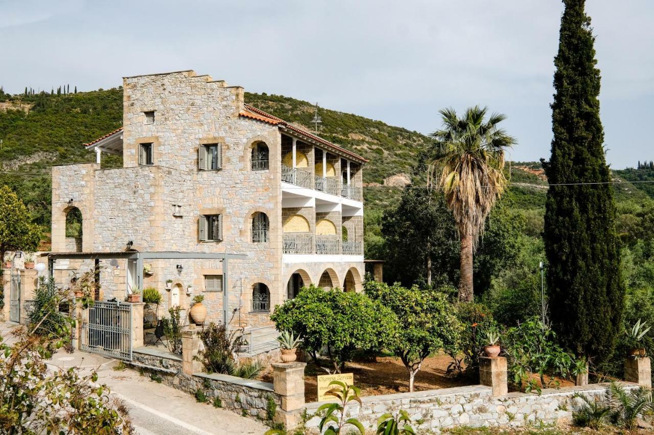 Olympia Zervea Studios With Pool - Apartment Kardamyli Exterior foto